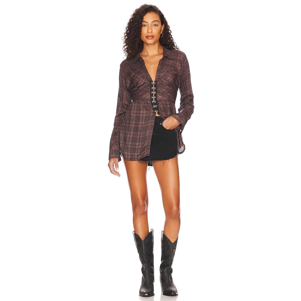 Free People - Sky High Mini Skirt- Size 10 - NWOT